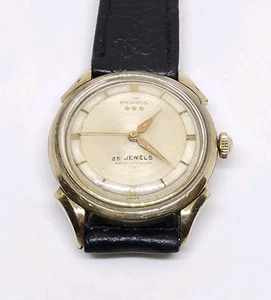 Vintage Benrus Self Winding 25 Jewels 10K RGP Wrist Watch Runs - Picture 1 of 9