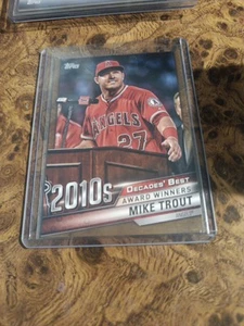 2020 Topps Mike Trout Decades Best Award Winners Paper SP DB-93 /50 - Picture 1 of 2