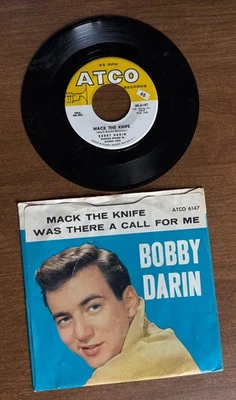 Bobby Darin MACK THE KNIFE  (ROCK 45/PS) #6147 PLAYS VG+ TO VG++ Foto 1 de 2