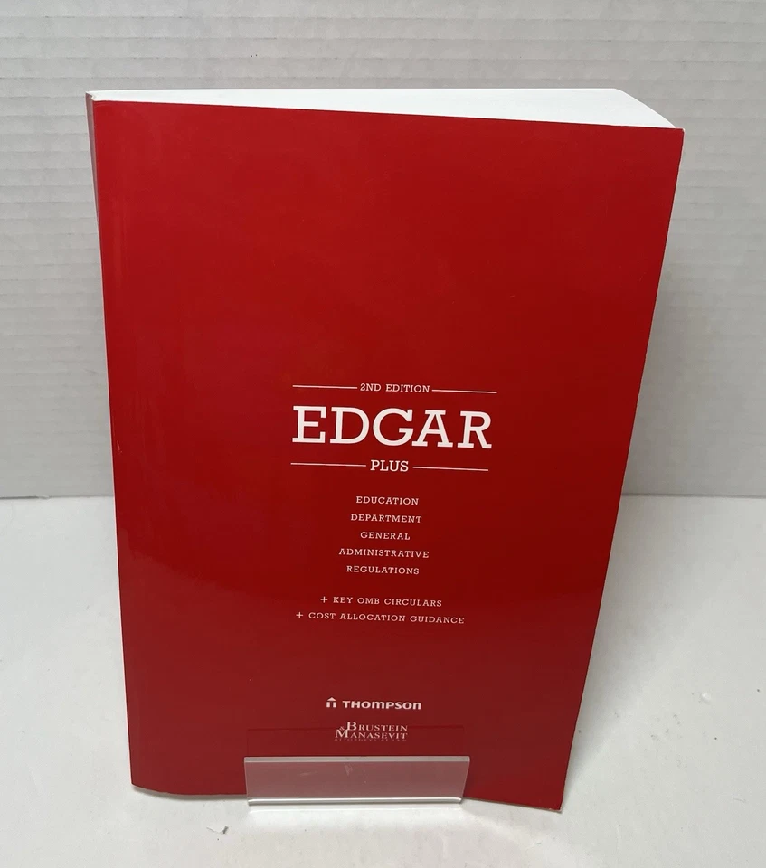 EDGAR PLUS 2nd Edition Education Department General Administrative Regulations - Image 1 of 4