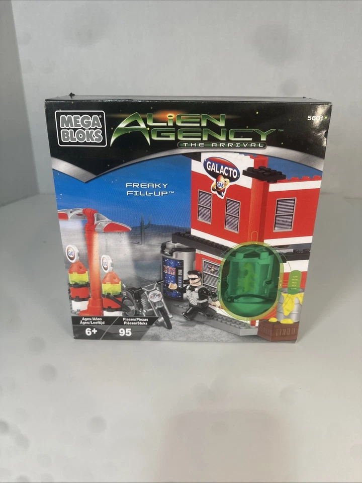 Mega Bloks 5601 Alien Agency The Arrival “Freaky Fill-up” NUEVO y Precintado Foto 1 de 4