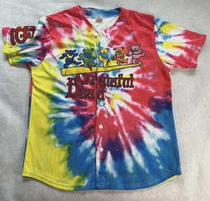 Grateful Dead St Louis Cardinals SGA Tie Dye Jersey Size Medium Embroidered - Picture 1 of 10