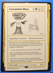Magic The Gathering MTG - Convention Maro - Secret Lair Promo - Test Card NM - Picture 1 of 5