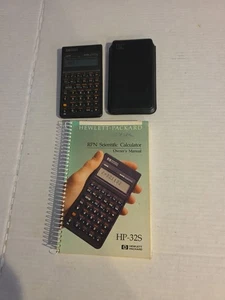 Funktionierender Hewlett-Packard HP32S RPN wissenschaftlicher Taschenrechner mit Etui & Handbuch Buch - Bild 1 von 9