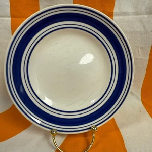 Vintage Ralph Lauren Farmstead Ticking Dinner Plate 1997 Authentic Ironstone - Picture 1 of 5