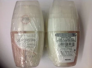4 x Maybelline Superstay Silky Foundation NATURAL IVORY (LIGHT #3) NEU - Bild 1 von 3
