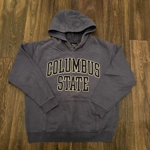 Columbus State University Hoodie Hooded Sweatshirt Size Small Blue - Picture 1 of 6