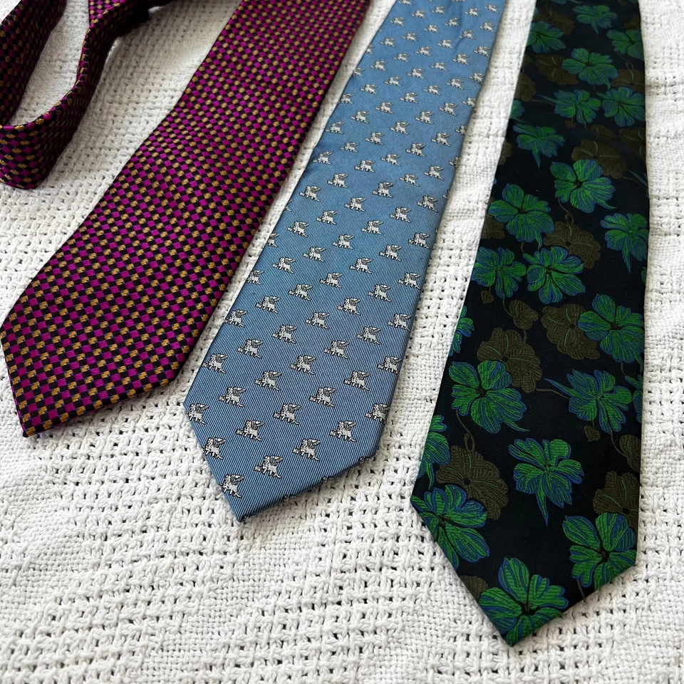 Venezia Hombres Multicolor Multicolor Estampado Corbata Paquete Conjunto de 3 Corbatas Foto 1 de 4