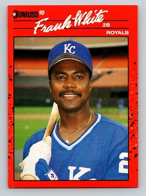 Frank White 1990 Donruss #262 Kansas City Royals - Image 1 of 2