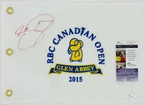 WINNER JASON DAY SIGNED 2015 RBC CANADIAN OPEN GOLF PIN FLAG AUTOGRAPH JSA K95 - Picture 1 of 2