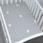 Cotton Crib Fitted Sheets Soft Baby Bed Mattress Cover Print Newborn Bedding Set