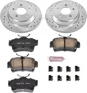 Power Stop K1306 Z23 Evolution Sport Drilled/Slotted Rotor Ceramic Pads - Picture 1 of 6
