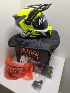 KLIM KRIOS PRO CHARGER HI-VIS Casque moto intégral taille S (55-56 cm) *NEUF* - Imagen 1 de 4