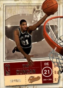 Tim Duncan 2004-05 Fleer Authentix Basketball #21 - San Antonio Spurs - Bild 1 von 2