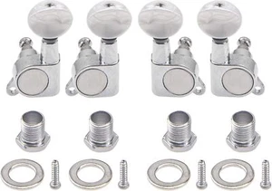 4 Piezas Sintonizador de Ukelele Yootones Clavijas de Afinación Teclas 2L2R Cabezales de Máquina Blanco Perla - Imagen 1 de 5