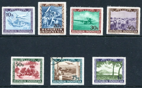 Indonesia 1949 Airmail Unused Lot Cover