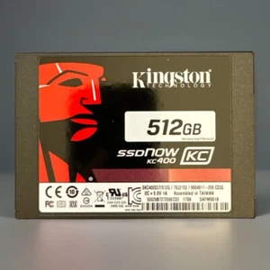 512GB Kingston SSDNow KC400 SKC400S37/512G SATA III 2.5 in SSD Solid State 100% - Picture 1 of 1