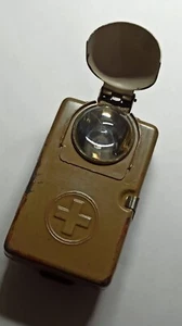 Vintage Taschenlampe Signallampe M40 "REUGE" (Schweiz) - Bild 1 von 14