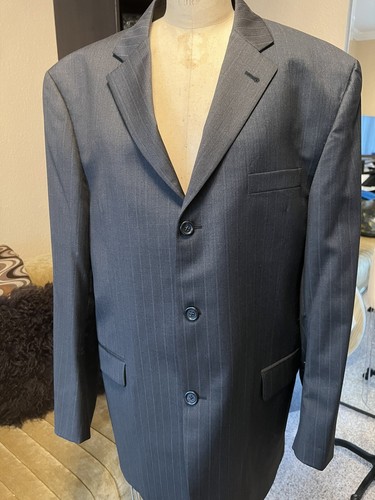 Burberry Blazer Jacket Marrone 42 Da Uomo Petto Singolo a Quadri 100% Lana