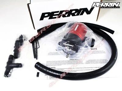 Perrin Red Recirculating Only (No Sound) BOV For 02-07 Subaru WRX /2004-2021 STI - Image 1 of 4