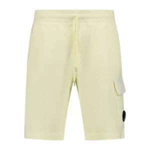C.P. COMPANY Fleece Cargo Schweißshorts pastellgelb KLEIN (S) *Made in Italy* - Bild 1 von 13