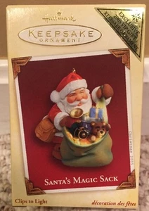 Hallmark Andenken Ornament Santa's Magic Sack 2005 Exclusive - Bild 1 von 9