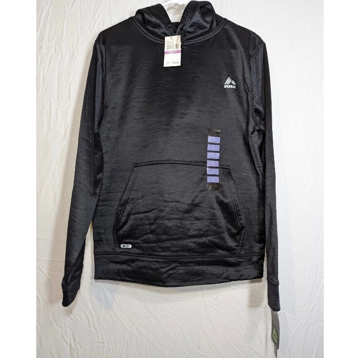 NUEVO RBX Sudadera de Entrenamiento Forrada de Vellón Sudadera con Capucha Borlas Negro Bolsillo Manga Larga Foto 1 de 2