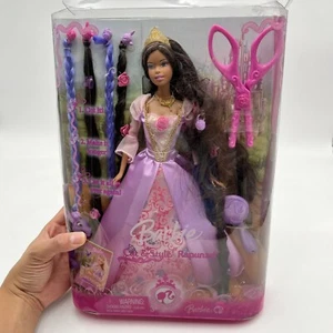 Muñeca Barbie AA Afroamericana Corte y Estilo Rapunzel Nueva en Caja Pelo Largo Rara - Imagen 1 de 12