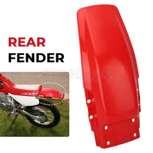Nuevo guardabarros trasero rojo apto para bicicleta de tierra Honda XR80R XR100R 1985-2000 - Imagen 1 de 9