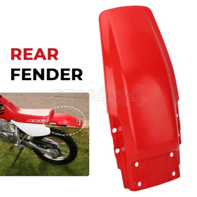 New Red Rear Fender Fit For Honda XR80R XR100R 1985-2000 Dirt Bike - Image 1 of 4