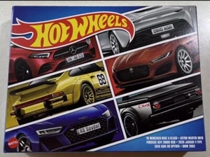 NEW 2023 Hot Wheels - Euro 6 Pack Box Set - PORSCHE, MERCEDES & BMW - Picture 1 of 2