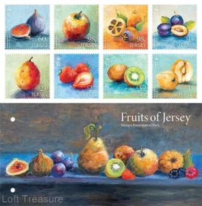 Jersey Stamps: "Fruits of Jersey" 8 Value Presentation Pack MNH 2024 - Picture 1 of 5