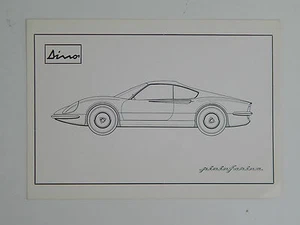 Original OEM Ferrari 206 Dino Brochure Pamphlet Literature - Picture 1 of 2