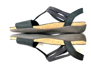 Keen Ana Cortez Sandals Strappy t-strap gladiator Black Women Size 9.5 - Picture 1 of 7