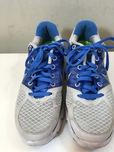 Nike Flywire Lunarglide 2 Gray Blue Running Athletic Shoes Womens's Size 7.5 - Picture 1 of 12