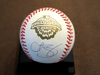 CURT SCHILLING RANDY JOHNSON WSC ARIZONA SIGNED AUTO 2001 WS BASEBALL TRISTAR - Image 1 of 4