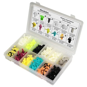 305 Pcs Clip Trim Panel Nylon Nut Fender Moulding Retainer Assortment For Toyota - Bild 1 von 6