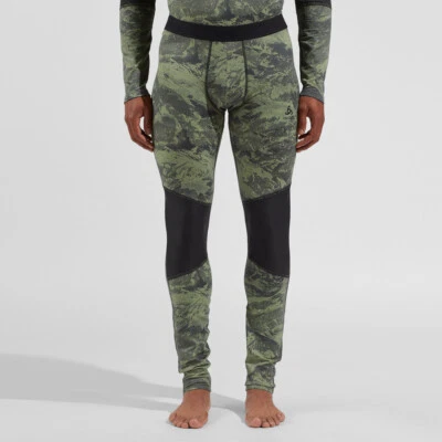 Odlo Whistler Herren Eco Tights, Funktionshose, Funktionsunterwäsche
