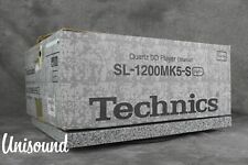 Technics SL-1200MK5 Silver direct drive DJ turntable in Very Good condition.+