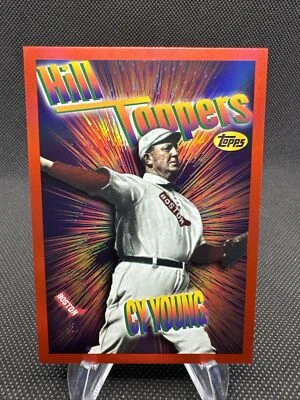2023 Topps Archives SB-16 Hill Toppers Cy Young Red Foil #'d /25 Boston - Image 1 of 3
