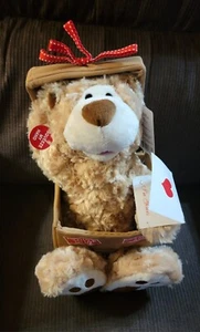 Peluche musical animado de oso "firmado, sellado y entregado" 11" Cuddle Barn 2011 - Imagen 1 de 17