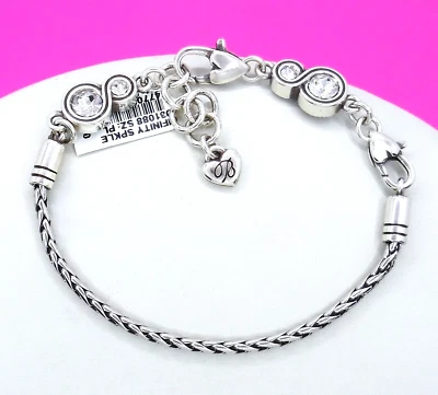 Brighton Infinity Sparkle Starter Charm Bracelet NWTag $32 Jewelry - Image 1 of 4