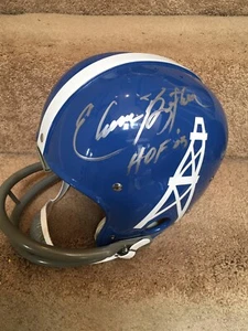 Riddell kra-Lite RK2 Suspension Football Helmet Houston Oilers Elvin Bethea Auto - Picture 1 of 11