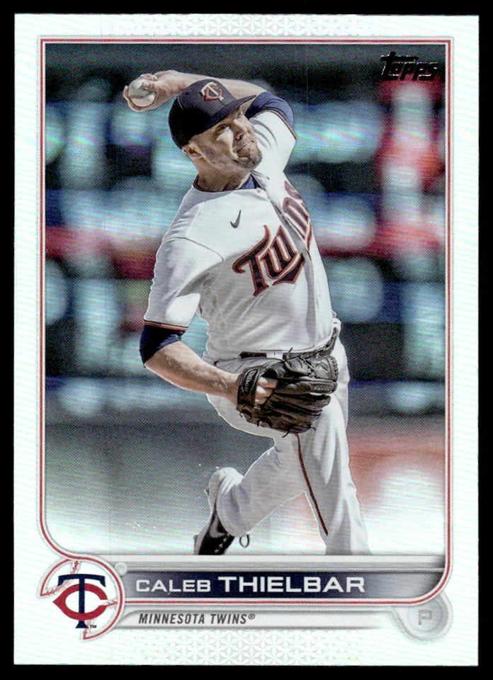 2022 TOPPS UPDATE SILVER FOIL Caleb Thielbar Minnesota Twins #US191 - Image 1 of 2