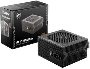 MSI MAG A650BN UK PSU 650W 80 Plus Bronze certified Sleeved non-modular cable - Picture 1 of 6