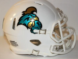 2020 Coastal Carolina Chanticleers Custom Riddell Mini Helmet vs Troy - Picture 1 of 4