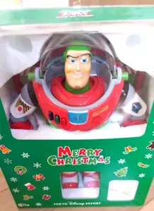 Toy Story Talking Buzz Lightyear Figure Merry Christmas Tokyo Disney resort Used - Picture 1 of 3