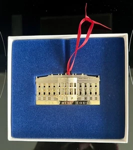 Weißes Haus historischer Ornament Weihnachten der Südportikus - mit Box & Papieren - Bild 1 von 4