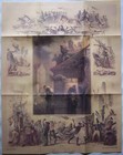 Berlin 1851 Die Berliner Feuerwehr im Einsatz Kolorierte Lithographie Graphik RP