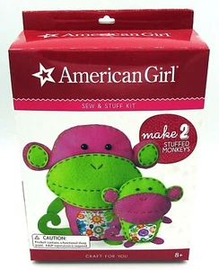 American Girl Crafts - Sew & Stuff Monkey Kit - Felt Stuffed Animal Brand New - Picture 1 of 2